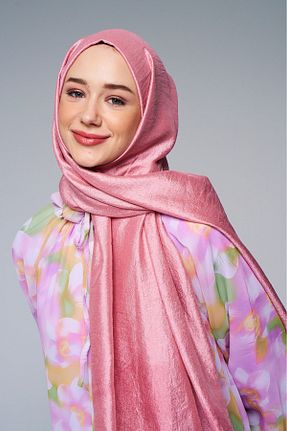 شال صورتی زنانه Modakaşmir - کد 838205536