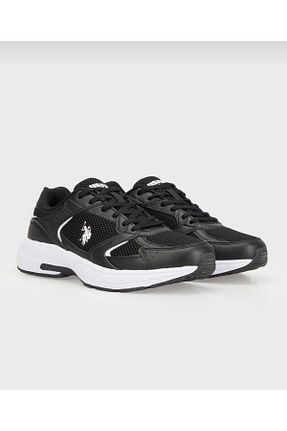 کفش اسنیکر مشکی زنانه بند دار U.S. Polo Assn. - کد 838193079