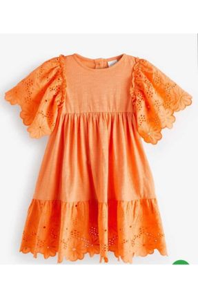 لباس نارنجی بچه گانه بافتنی گلوژ کد 828474540
