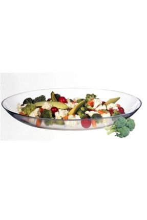 بشقاب غذاخوری سفید شیشه قابل استفاده در مایکروویو کد 123274301