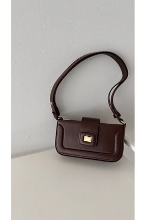 کیف دوشی قهوه ای زنانه چرم مصنوعی Boutiquehaki - کد 838276922