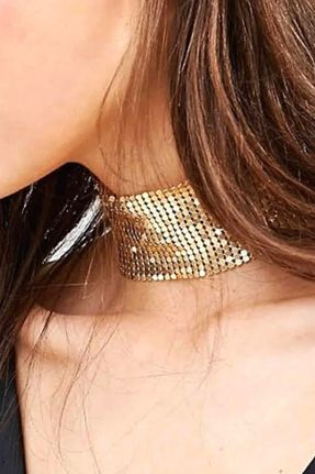 گردنبند جواهر طلائی زنانه روکش طلا کد 301398714