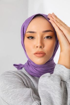 شال بنفش زنانه ویسکون کد 378989015