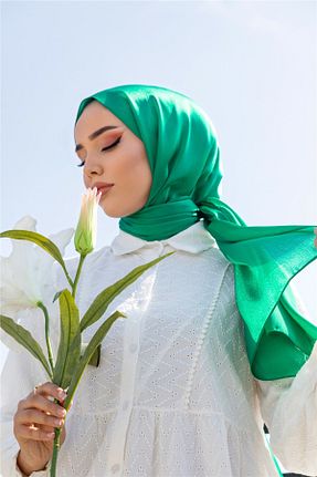 شال سبز زنانه پنبه ای Silk Home - کد 347710299