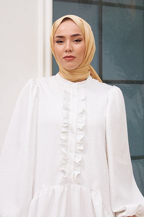 شال طلائی زنانه پلی استر Silk Home - کد 754543503