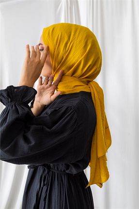 شال زرد زنانه جاز Silk Home - کد 350399892