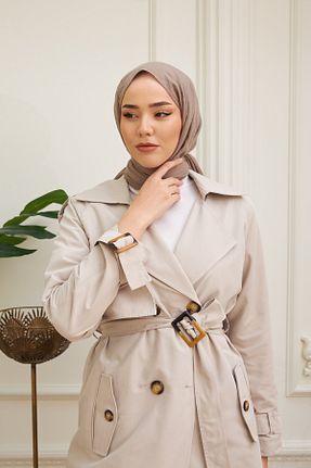 شال قهوه ای زنانه پنبه ای Silk Home - کد 683386677