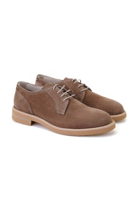 کفش کلاسیک قهوه ای مردانه پاشنه کوتاه ( 4 - 1 cm ) پاشنه ساده کد 815552522