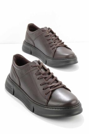 کفش کژوال قهوه ای مردانه پاشنه کوتاه ( 4 - 1 cm ) پاشنه ساده کد 367839445