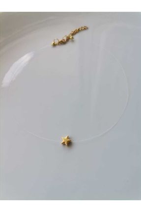گردنبند جواهر طلائی زنانه روکش طلا کد 264137778