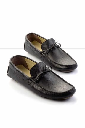 کفش لوفر مشکی مردانه پاشنه کوتاه ( 4 - 1 cm ) کد 814947062