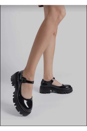 کفش کژوال مشکی زنانه پاشنه کوتاه ( 4 - 1 cm ) پاشنه ضخیم کد 825590199