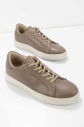 کفش کژوال قهوه ای مردانه چرم طبیعی پاشنه کوتاه ( 4 - 1 cm ) پاشنه ساده کد 260160767