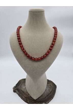 گردنبند جواهر قرمز زنانه سنگ NBS Beautiful Naturel Stones - کد 838116589