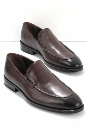 کفش کلاسیک قهوه ای مردانه پاشنه کوتاه ( 4 - 1 cm ) کد 475807077