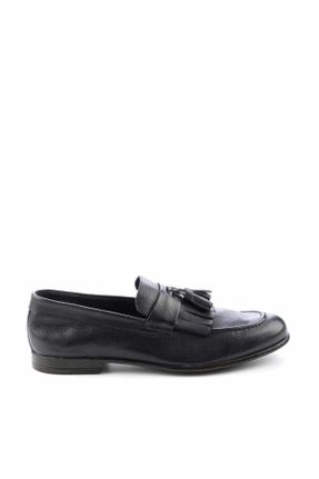 کفش کلاسیک سرمه ای مردانه پاشنه کوتاه ( 4 - 1 cm ) کد 302887503