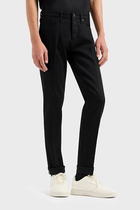 شلوار جین مشکی مردانه پاچه تنگ Emporio Armani - کد 818123810