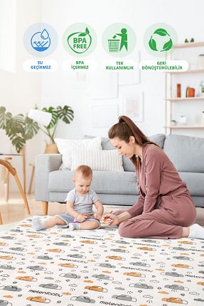 صندلی تغذیه طوسی Meleni Baby - کد 780287810