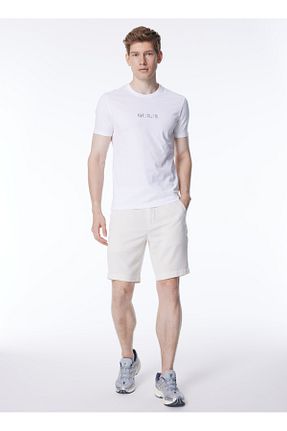 شلوارک و برمودا سفید مردانه پارچه Guess - کد 838218227