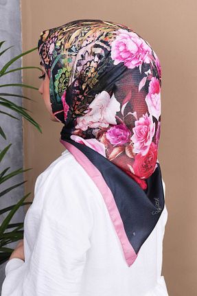 روسری سرمه ای پلی استر Golden Rose - کد 837133716