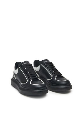 کفش اسنیکر مشکی زنانه چرم اصل ALEXANDER MCQUEEN - کد 837706245