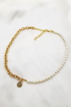 گردنبند جواهر طلائی زنانه پوشش لاکی کد 358429858