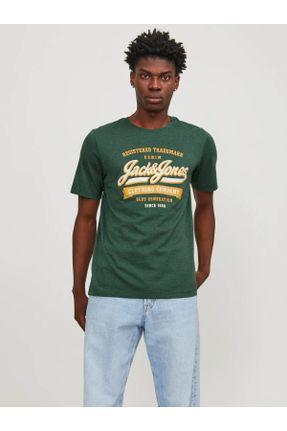 تی شرت سبز مردانه رگولار کد 801881727