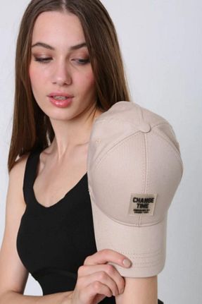 کلاه بژ زنانه حصیر Chandraswear - کد 819560420
