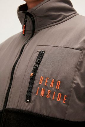 کاپشن مشکی مردانه رگولار Bad Bear - کد 342692674