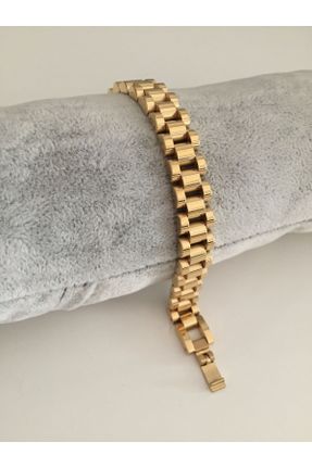 دستبند استیل طلائی زنانه استیل ضد زنگ کد 370865203