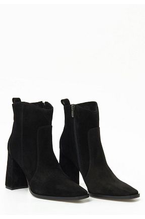 بوت / نیم بوت مشکی زنانه چرم خالص Gizzelli shoes - کد 759406855