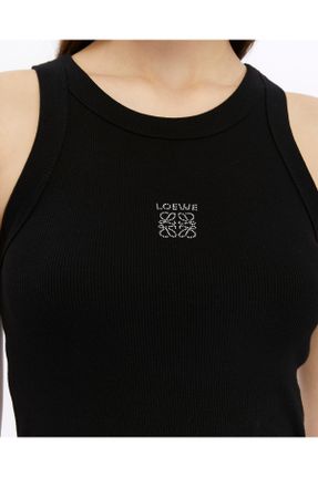 تی شرت مشکی زنانه اسلیم فیت یقه هالتر تکی طراحی کد 836331358