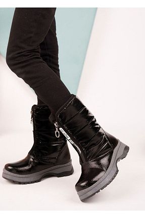 بوت برفی مشکی بچه گانه ضد آب Demashoes - کد 378828696