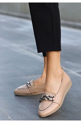 بابت بژ زنانه چرم مصنوعی Demashoes - کد 686472958