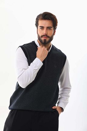 سوئیتر طوسی مردانه اکریلیک Pelikan - کد 798173962
