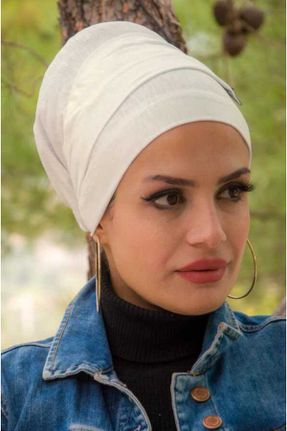 کلاه شنای اسلامی سفید زنانه کد 681069248