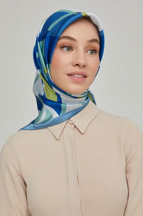 روسری آبی İpek Tivil Armine - کد 838402308