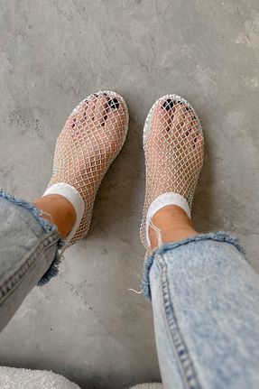 بابت سفید زنانه Shoebutik - کد 838430504