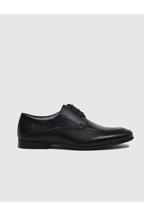 کفش کژوال مشکی مردانه چرم طبیعی پاشنه کوتاه ( 4 - 1 cm ) پاشنه ساده کد 760859635