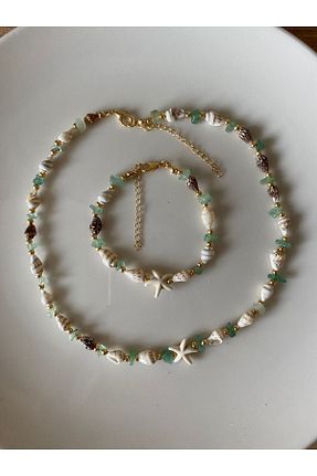 ست جواهر رنگی زنانه پوشش لاکی Stoneday - کد 819645975