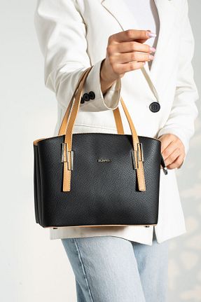 کیف دوشی قهوه ای زنانه چرم مصنوعی Just Polo - کد 838470529