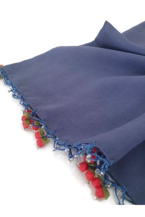 روسری آبی پنبه (نخی) 100 x 100 کد 183328419