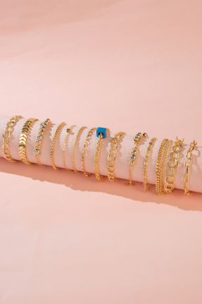 دستبند جواهر زنانه روکش طلا کد 838553602