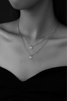 گردنبند جواهر زنانه سنگی کد 838486033