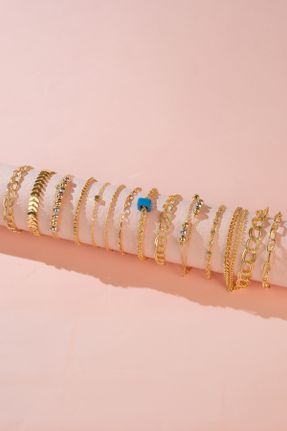دستبند جواهر زنانه روکش طلا کد 838553780