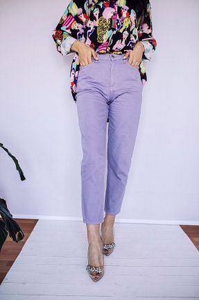 شلوار بنفش زنانه پارچه EsEs Boutique - کد 80636185