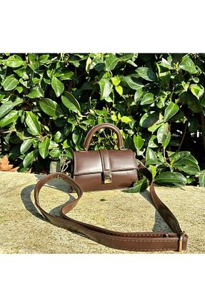 کیف دوشی قهوه ای زنانه چرم مصنوعی MODA - کد 838661534