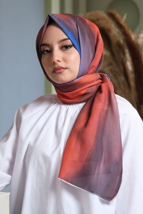 شال بنفش زنانه پنبه - پلی استر کد 89857972