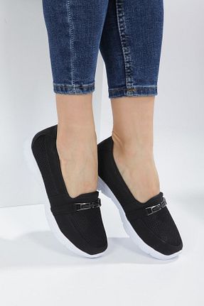 کفش کژوال مشکی زنانه پارچه ای expres moda - کد 266414618