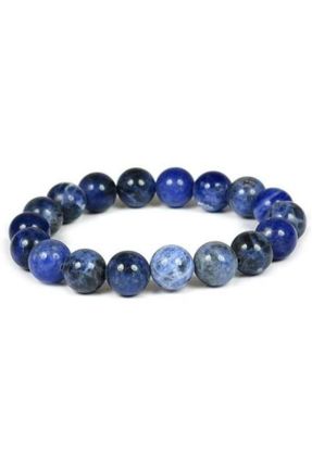 دستبند جواهر آبی زنانه سنگی کد 645555281